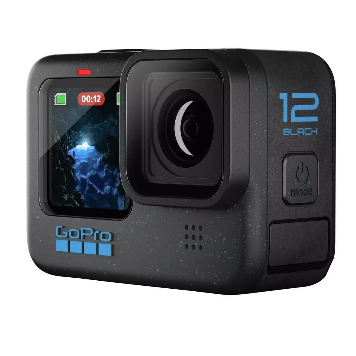 GoPro HERO 12 - Waterproof Action Camera + 64GB Card and 50 Piece