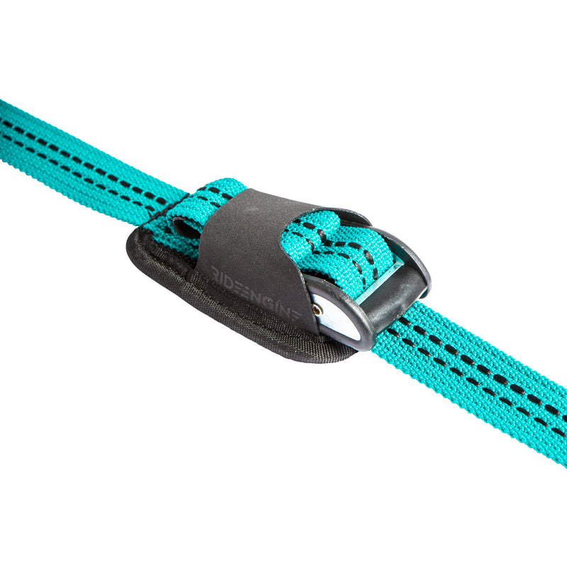Ride Engine Trip Tie Down Black Narrow Straps