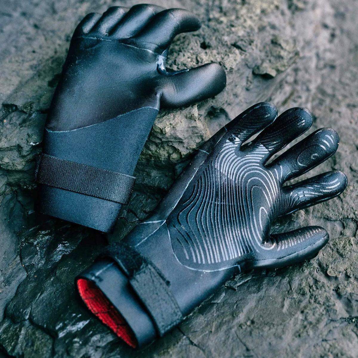 Mystic Supreme 5mm Neoprene Gloves - Kitesurf