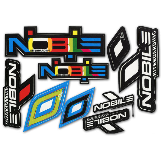 Nobile Kiteboarding Logo Sticker Sheet - Kitesurf